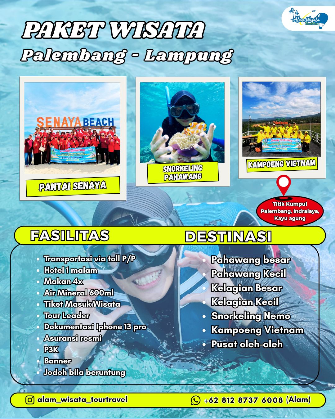 Paket Wisata Palembang – Lampung 2 Hari 1 Malam